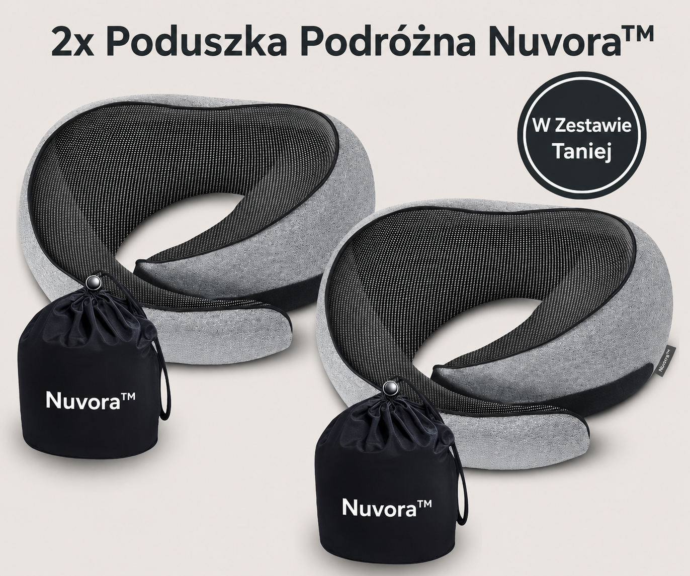 Nuvora™ – wygodne podparcie karku w podróży