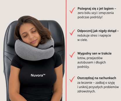 Nuvora™ – wygodne podparcie karku w podróży