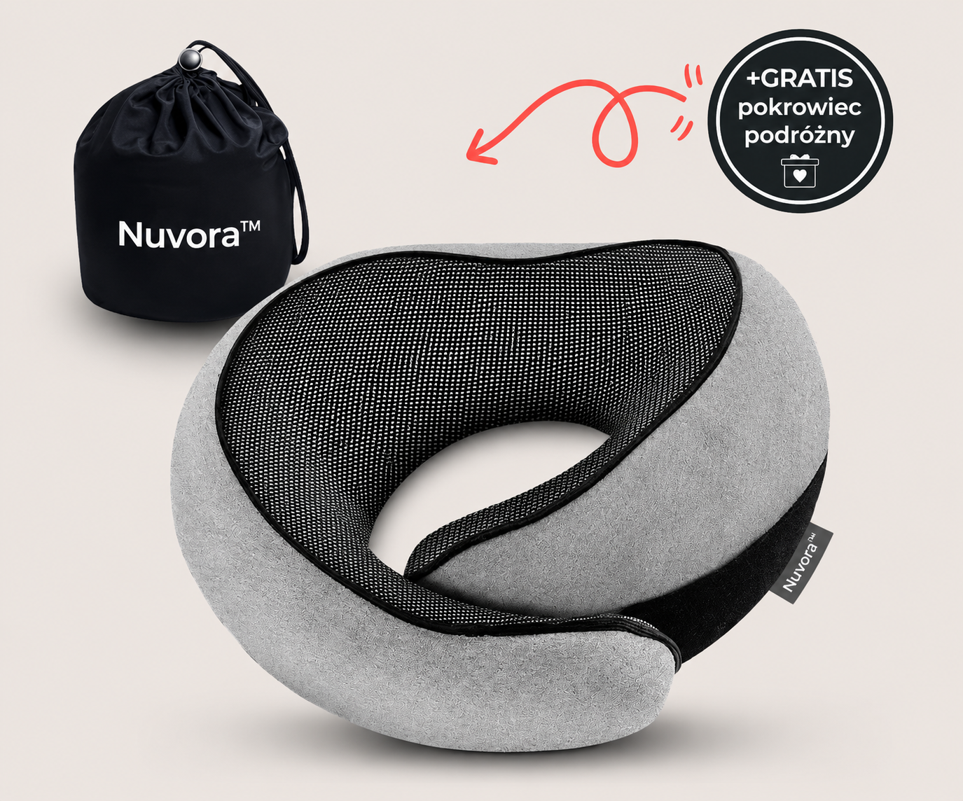 Nuvora™ – wygodne podparcie karku w podróży