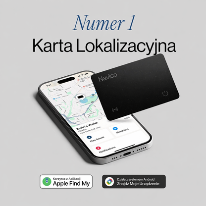 Spokój w Każdej Sytuacji –  Karta Lokalizacyjna Navico do Portfela, Walizki i Samochodu Android/iPhone
