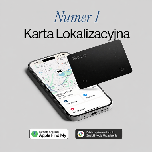 Spokój w Każdej Sytuacji –  Karta Lokalizacyjna Navico do Portfela, Walizki i Samochodu Android/iPhone