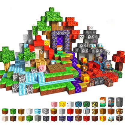 MakeBricks - Magnetyczne Klocki 100 elementów + GRATISY