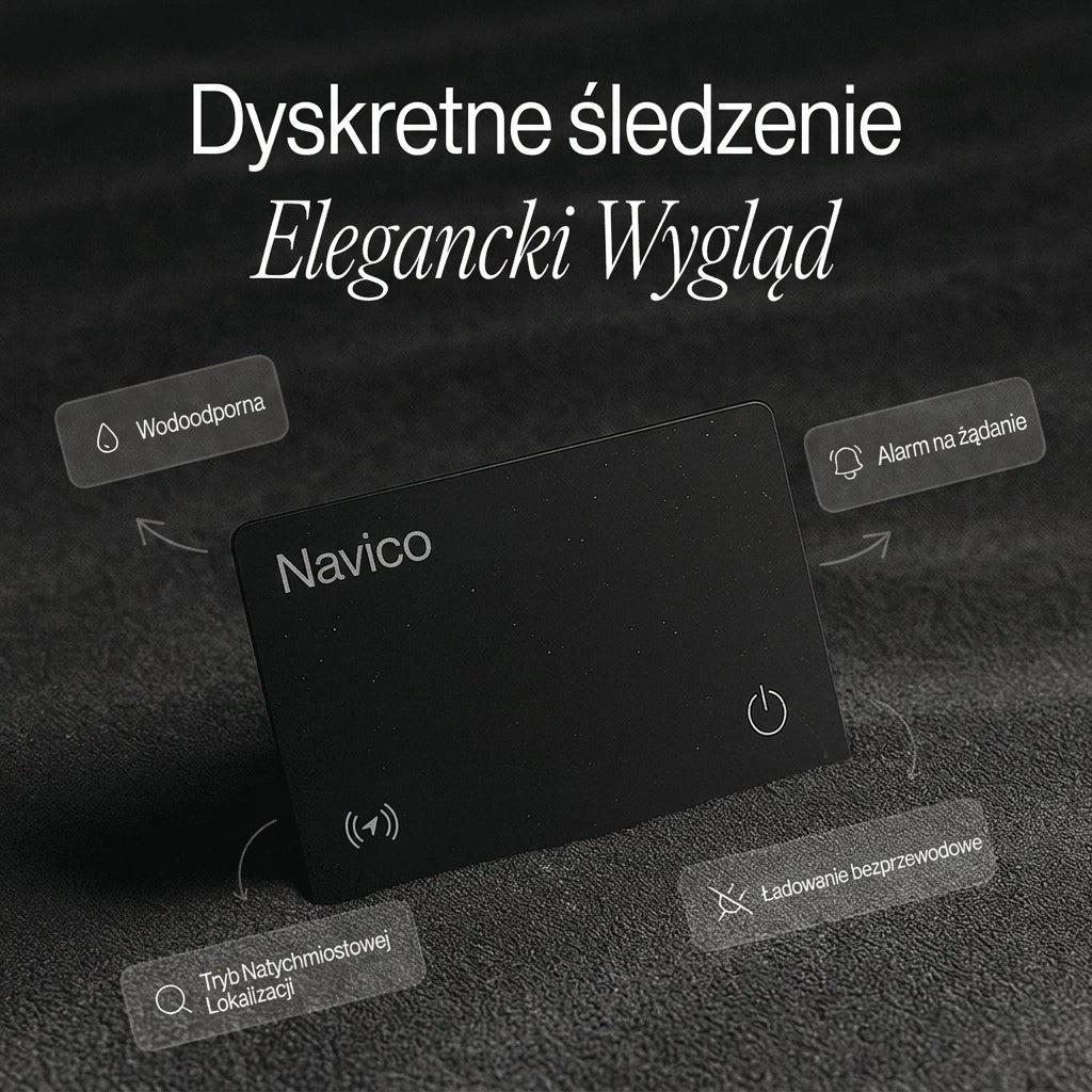 Spokój w Każdej Sytuacji –  Karta Lokalizacyjna Navico do Portfela, Walizki i Samochodu Android/iPhone